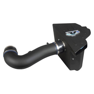 Volant® - Plastic Black Cold Air Intake System with Pro 5 Blue Filter