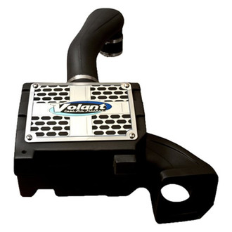 Volant® - Plastic Black Cold Air Intake System with Pro 5 Blue Filter