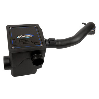 Volant® - Plastic Black Cold Air Intake System with Pro 5 Blue Filter