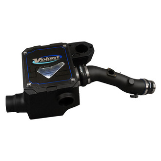 Volant® - Plastic Black Cold Air Intake System with Pro 5 Blue Filter