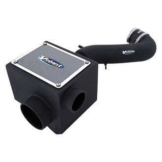 Volant® - Plastic Black Cold Air Intake System with Pro 5 Blue Filter
