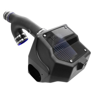 Volant® - Plastic Black Cold Air Intake System with Pro 5 Blue Filter