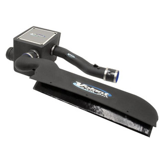 Volant® - Plastic Black Cold Air Intake System with Pro 5 Blue Filter and Ram Air Scoop