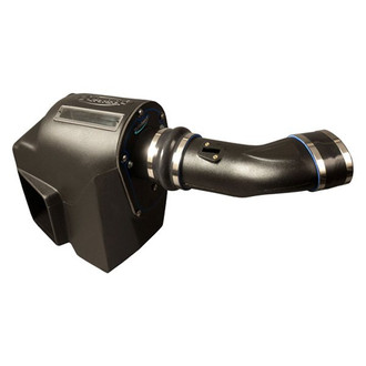 Volant® - Plastic Black Cold Air Intake System with Pro 5 Blue Filter and Ram Air Scoop