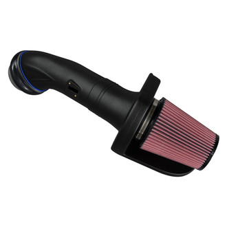 Volant® - Open Element Plastic Black Cold Air Intake System with Pro 5 Blue Filter