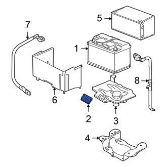 Volkswagen OE - Battery Hold Down