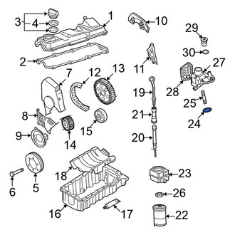 Volkswagen OE - Engine Oil Cooler O-Ring