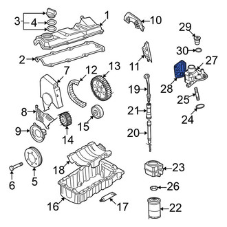 Volkswagen OE - Engine Oil Cooler O-Ring