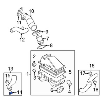 Volkswagen OE - Intercooler Pipe Grommet