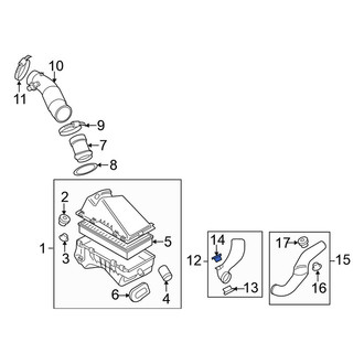 Volkswagen OE - Engine Air Intake Hose Sleeve