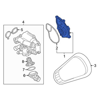 Volkswagen OE - Engine Water Pump