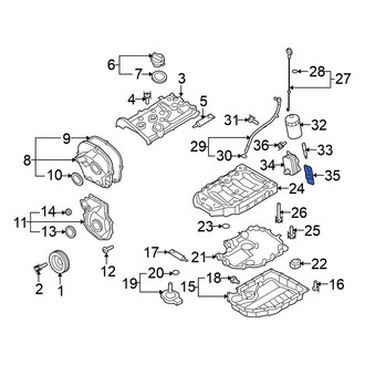 Volkswagen OE - Engine Oil Cooler Gasket