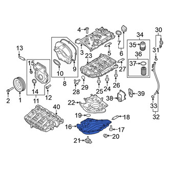 Volkswagen OE - Lower Engine Oil Pan