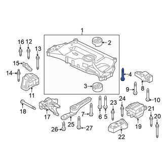 Volkswagen OE - Rear Engine Cradle Bolt