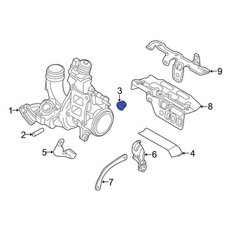 Volkswagen OE - Turbocharger Nut