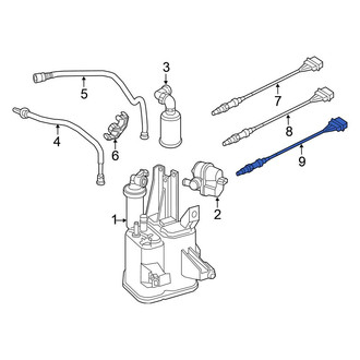 Volkswagen OE - Rear Left Oxygen Sensor
