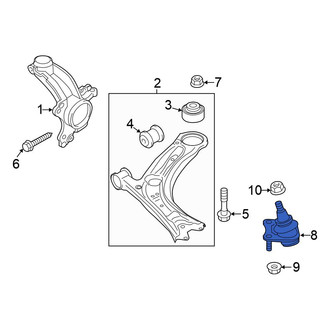 Volkswagen OE - Front Right Suspension Ball Joint
