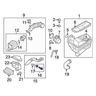 Volkswagen OE - Intercooler Pipe Hardware Kit