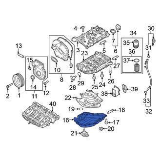 Volkswagen OE - Lower Engine Oil Pan