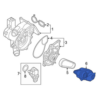 Volkswagen OE - Accessory Drive Belt Cover