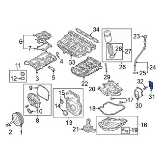 Volkswagen OE - Engine Oil Cooler Gasket