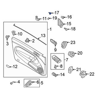Volkswagen OE - Fender Filler Panel Nut