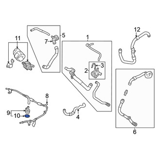 Volkswagen OE - Engine Coolant Pipe O-Ring