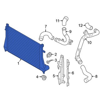 Volkswagen OE - Intercooler