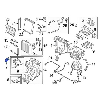 Volkswagen OE - HVAC Air Inlet Door Actuator