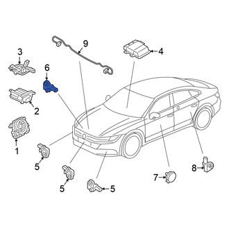Volkswagen OE - Front Air Bag Impact Sensor