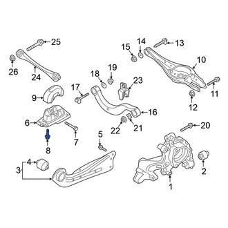 Volkswagen OE - Upper Suspension Trailing Arm Bolt