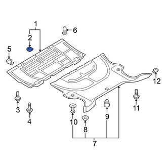 Volkswagen OE - Radiator Support Splash Shield Washer