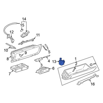 Volkswagen OE - Front Glove Box Light Switch
