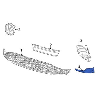 Volkswagen OE - Front Left Grille Cap