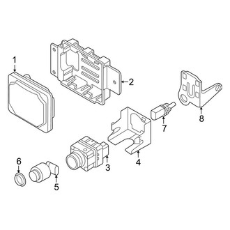 Volkswagen OE - Front Bumper & Grille - Electrical Components