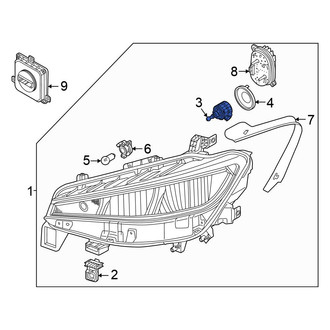 Volkswagen OE - Front Headlight Motor