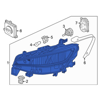 Volkswagen OE - Front Right Headlight Assembly