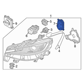 Volkswagen OE - Front Left Headlight Bulb