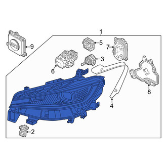 Volkswagen OE - Front Right Headlight Assembly