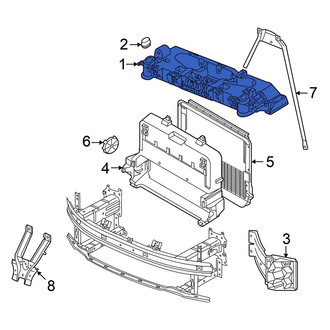 Volkswagen OE - Front Radiator Support Panel