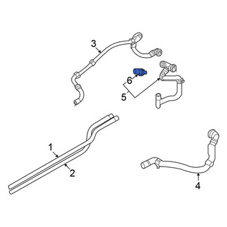 Volkswagen OE - Rear Engine Coolant Temperature Sensor