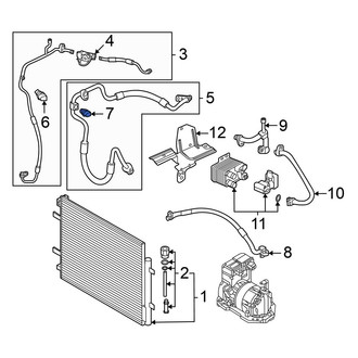 Volkswagen OE - A/C Refrigerant Pressure Sensor