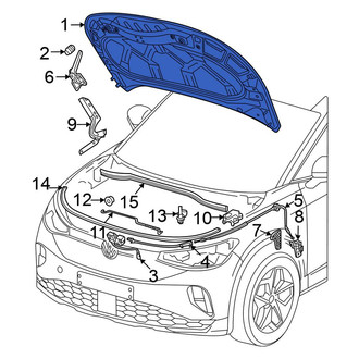 Volkswagen OE - Front Hood Panel