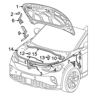Volkswagen OE - Hood & Components