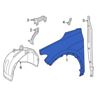 Volkswagen OE - Front Left Fender
