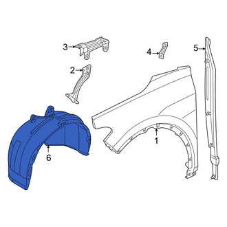 Volkswagen OE - Front Right Fender Splash Shield
