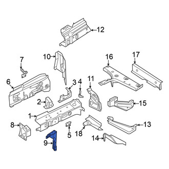 Volkswagen OE - Front Right Headlight Bracket