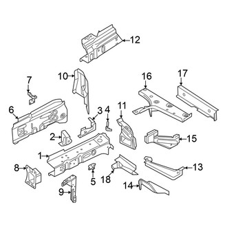 Volkswagen OE - Fender - Structural Components & Rails (Lower Components)