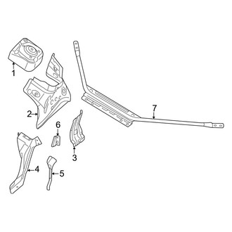 Volkswagen OE - Fender - Structural Components & Rails (Upper Components)