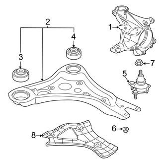 Volkswagen OE - Front Suspension - Suspension Components (RWD)